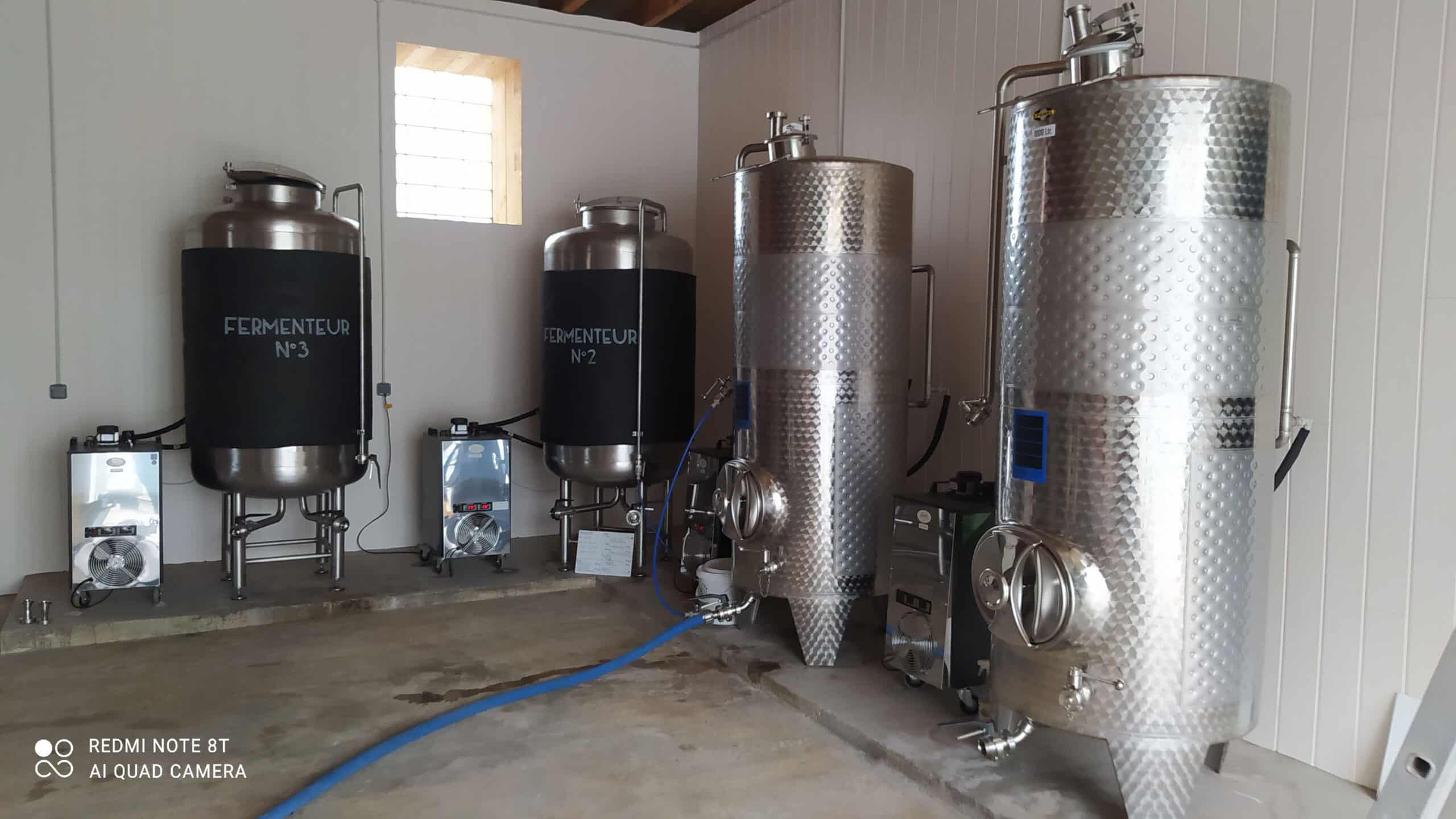 Brasserie La Loüv - Salle de fermentation1